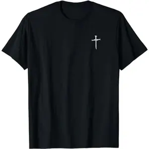 Vintage Jesus Cross Featuring Three Nails Illustrating Christian Faith and Spirituality Shirt