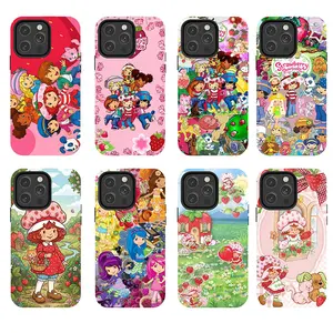 Strawberry Shortcake Phone Case  Drop-Resistant and Stylish Suitable for iPhone 17–11 Pro Max/Plus and Samsung Galaxy S23–25.