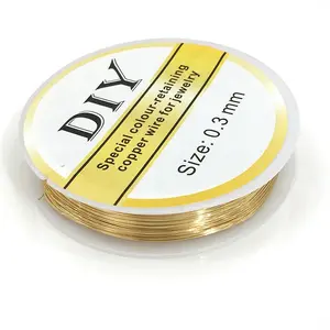 14k gold, 18k gold, rose gold, silver, white gold Wire for Jewelry Making, 18/20/21/22/24/26/28 Gauge Copper Wire, Tarnish Resistant, Perfect for Bracelets, Necklaces, DIY Crafts, Wire Wrapped Pendants, Wire Art, Wire Crafting, DIY Craft Embellishments