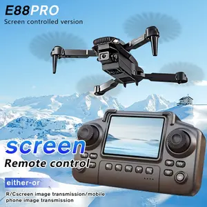 2026 new model drone, comes with 2 batteries| HD 2.4inch screen remote control, HD camera, brushless motor, foldable arms, battery life up to 45 minutes, obstacle avoidance function, easy to operate, suitable for night flight