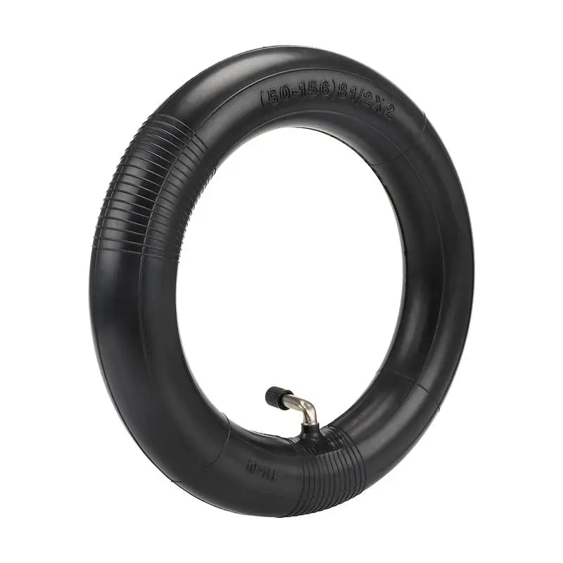 8.5 in Thickened Butyl Rubber Inner Tube, 8 1/2X2 (50-156) Size, 90 Degree Outward Facing Design for Cycling Equipment, Cycle Repair