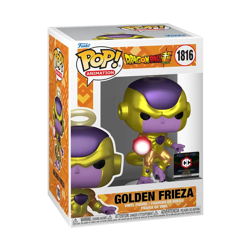 Funko Dragon Ball Golden Frieza Collectible Figurine - Metallic Finish, Item No. 1816
