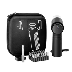 【fathersdaygift】VEVOR Electric Screwdriver,7 Torque Settings 0.5-5 N.m2500mAh BatteryCordless Screwdriver Set with 32 PCS 1/4 in BitsDigital DisplayLED LightType-C Chargingfor Furniture Electrical Repair