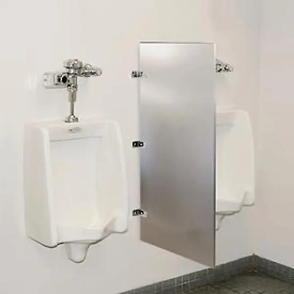 304 Stainless Steel Wall Mounting Bathroom Urinal Screen - 24x42 in, Bracket Kit, 27.3 lbs, Hardware Included, Privacy Partitions for Public Bathrooms
