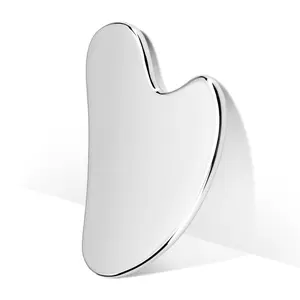 304 StainlessSteel Gua Sha Facial Tools Face Massage Tools Smooth Sturdy Metal Scraper Tool Face Body Massager Facial SPA Guasha