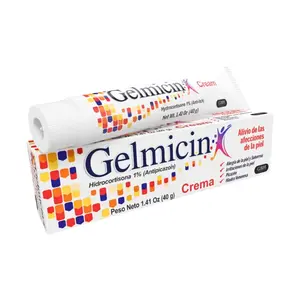 Gelmicin Body Care Skin Repair 40g Eczema-Free Hydrocortisone 1% Anti-Itch Cream for Skin Rash Allergies Eczema Psoriasis Therapeutic Treatment