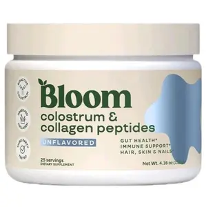 Bloom Colostrum and Collagen Peptides Unflavored