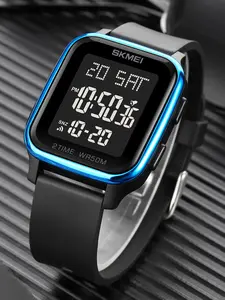 Skmei Multifunctional Sports Watch, 50m Waterproof, Dual Time Zones, Night Glow, Alarm, Multiple Colors, Student Trendy Outdoor Electronic Watch