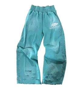 BABY BLUE TRANCE SWEATS