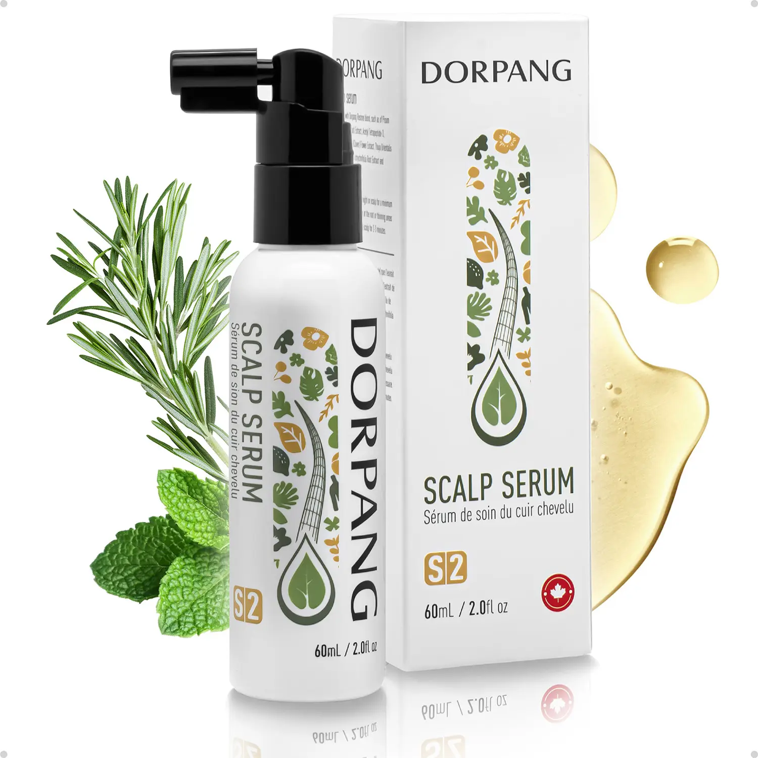 DORPANG Scalp Serum for Hair Growth, Clinically Tested Vegan Formula with Capixyl and AnaGain, Promotes Fuller-Looking Hair & Healthy Scalp, Peptide Non-Greasy for Dry Sensitive Scalps 60ml