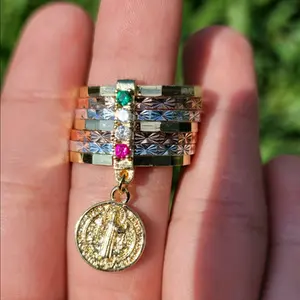 San Benito tricolor anillo semanario