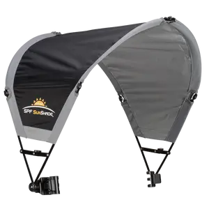 SunShade Accessory - UPF 50 UV Resistant Adjustable & Retractable Canopy Awnings with Aluminum Frame for Portable Shaded Canopy Shelter