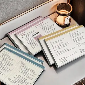 6-Piece B5 Size Pad & Grid Notebook Set, 30 Sheets Each, Tear-Off Design, High-Quality Style, Ideal for Study & Office Use, Office Stationery Supplies