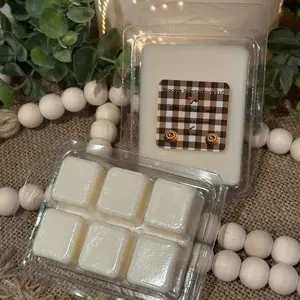 SIN-A-BUN Cinnamon Bun Scent Wax Melts 3 oz Clamshell Soy Highly Scented Vegan Wax Melts