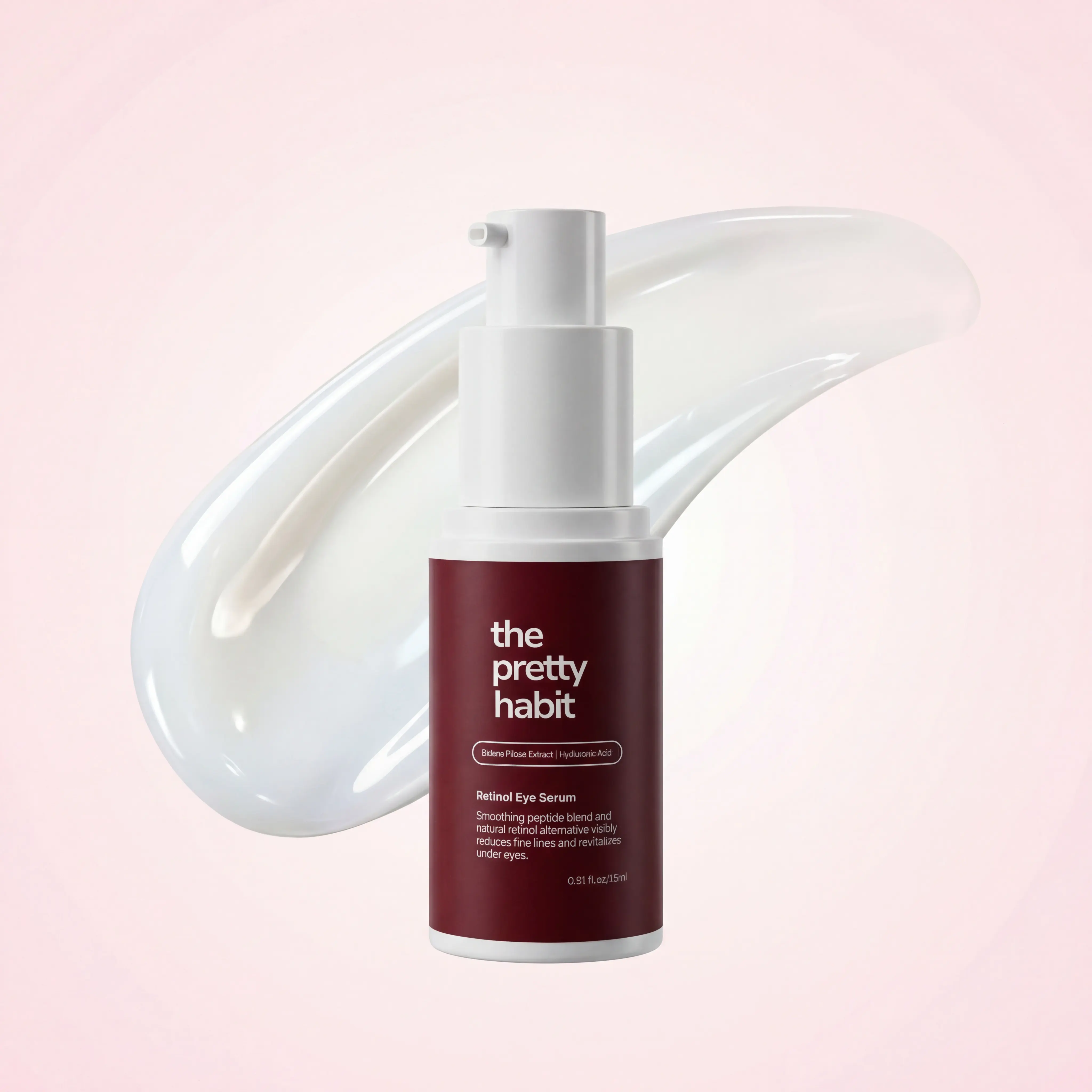 ThePrettyHabit Smoothing Retinol Eye Cream for Brightening Dark Circles + Smoothing Texture