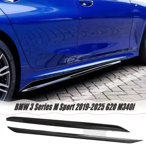 MUTUSAISI Side Skirt Extension Splitter Lip For BMW 3 Series G20 (M Sport Only) 2019-2025 M340i Body Kit Exterior Accessories
