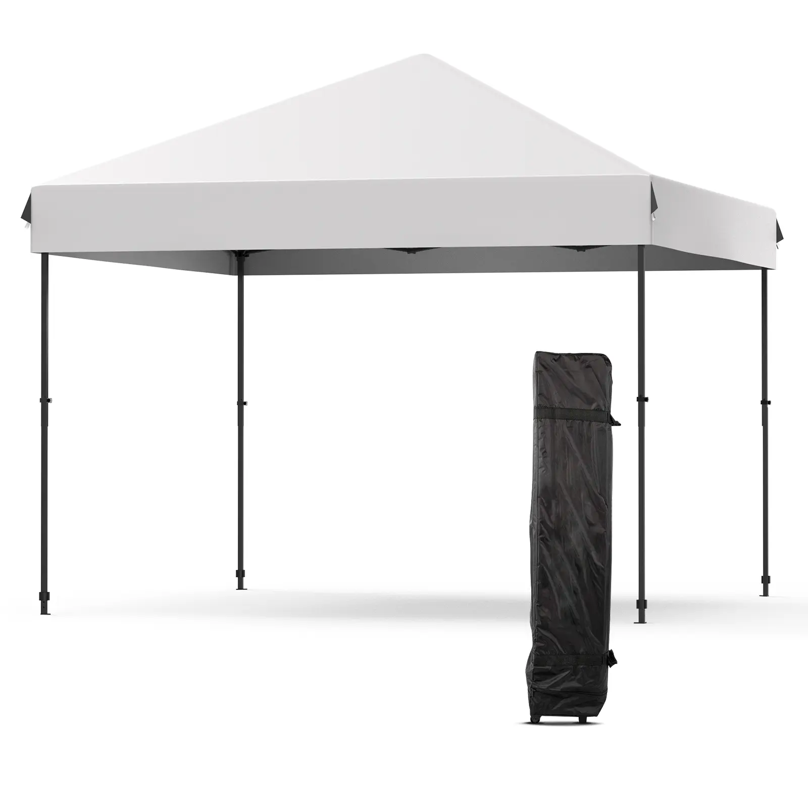 10x10 10x20 Pop Up Canopy Tent Heavy Duty, Immediate Outdoor Gazebo with Roller Bag & 4 Sandbags, 210D Oxford UV Protection Vendor Tent for Events, Parties