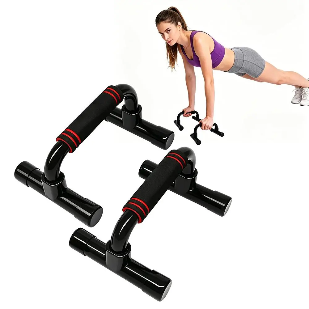 Beginner Shock-Resistant Push-Up Grips with Soft Foam Handles, Strength Training Push-Up Supports for Daily Workouts