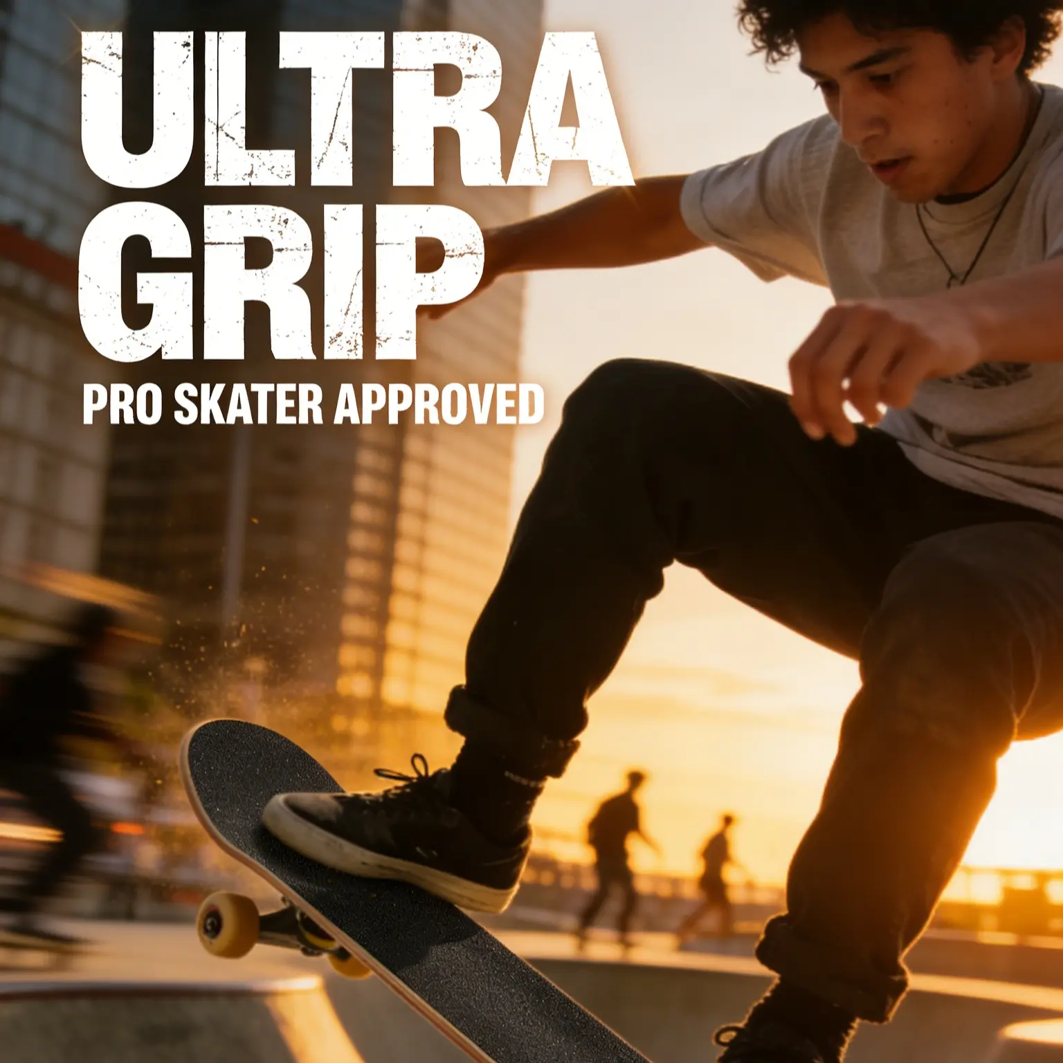 Hiii Professional Anti-Slip Skateboard Sandpaper Nft Design Edition (12 Pieces), Durable Grip Surface, Ideal for Skating & Training