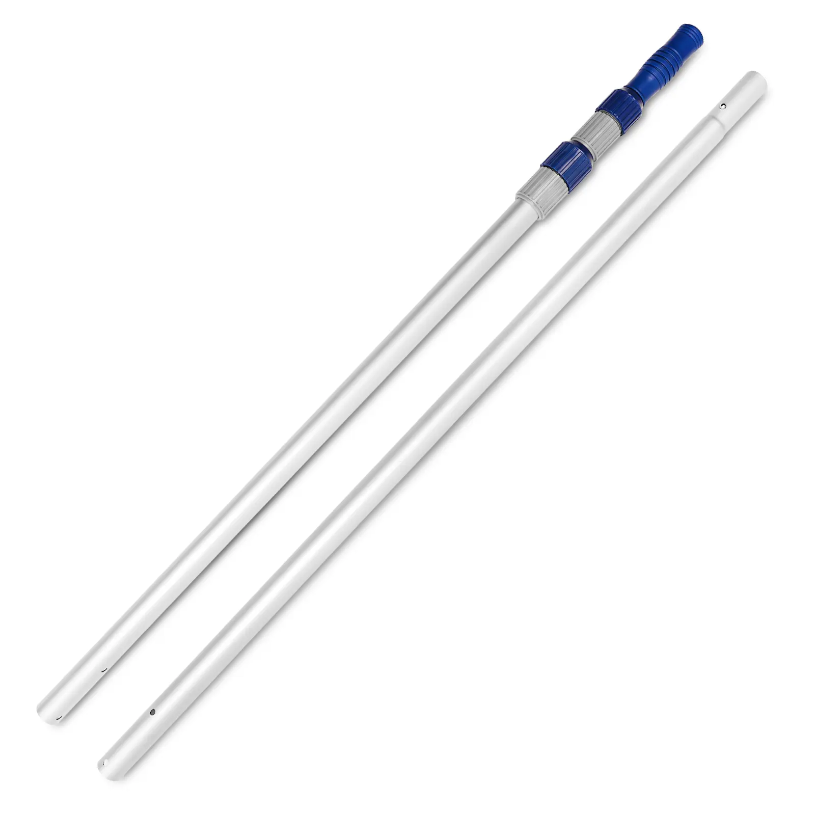 POOLWHALE 12-ft Professional Telescoping Cleaning Pole - 3-Piece Adjustable Pool Accessory, Swimming Pool Accessory for Skimmer Net, Brush, Vacuum Head (Maintenance Tool), Pool Accessories, Swimming Pool Accessories Handheld Pool Cleaner