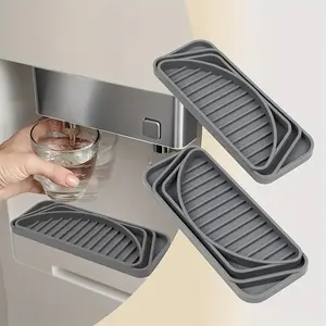 Refrigerator Drip Catcher Tray, 1 Count Water Dispenser Drip Tray, Ice Protector & Water Dispenser Pan, Fridge Spills Water Pad, Catch Basin for Drainage