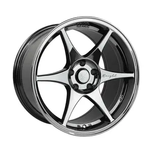Stage Wheels Knight 18x10.5 +22mm 5x114.3 CB: 73.1 Color: Black Chrome
