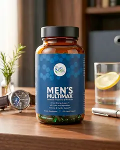 Men's Multi Max - The Smarter Daily Multivitamin for the Modern Man - 120 Liquid Capsules - Made in New York Immune Support Stress Support
