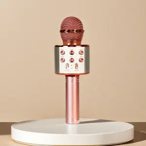 Karaoke Microphone for Kids & Adults  Bluetooth Singing Mic Echo Effect, Built-in Speaker Portable for Party Travel Gifts