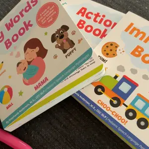 Early Speech Starter Bundle – 3 Interactive Speech Books for Toddlers | Sounds, Actions & First Words | Written by a Pediatric Speech Therapist