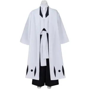 Anime Bleach Hirako Shinji Cosplay Costumes Kimono Suit 5th Division Captain Outfits for Halloween