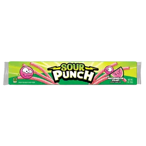 Sour Punch Watermelon Straws, 2oz Tray