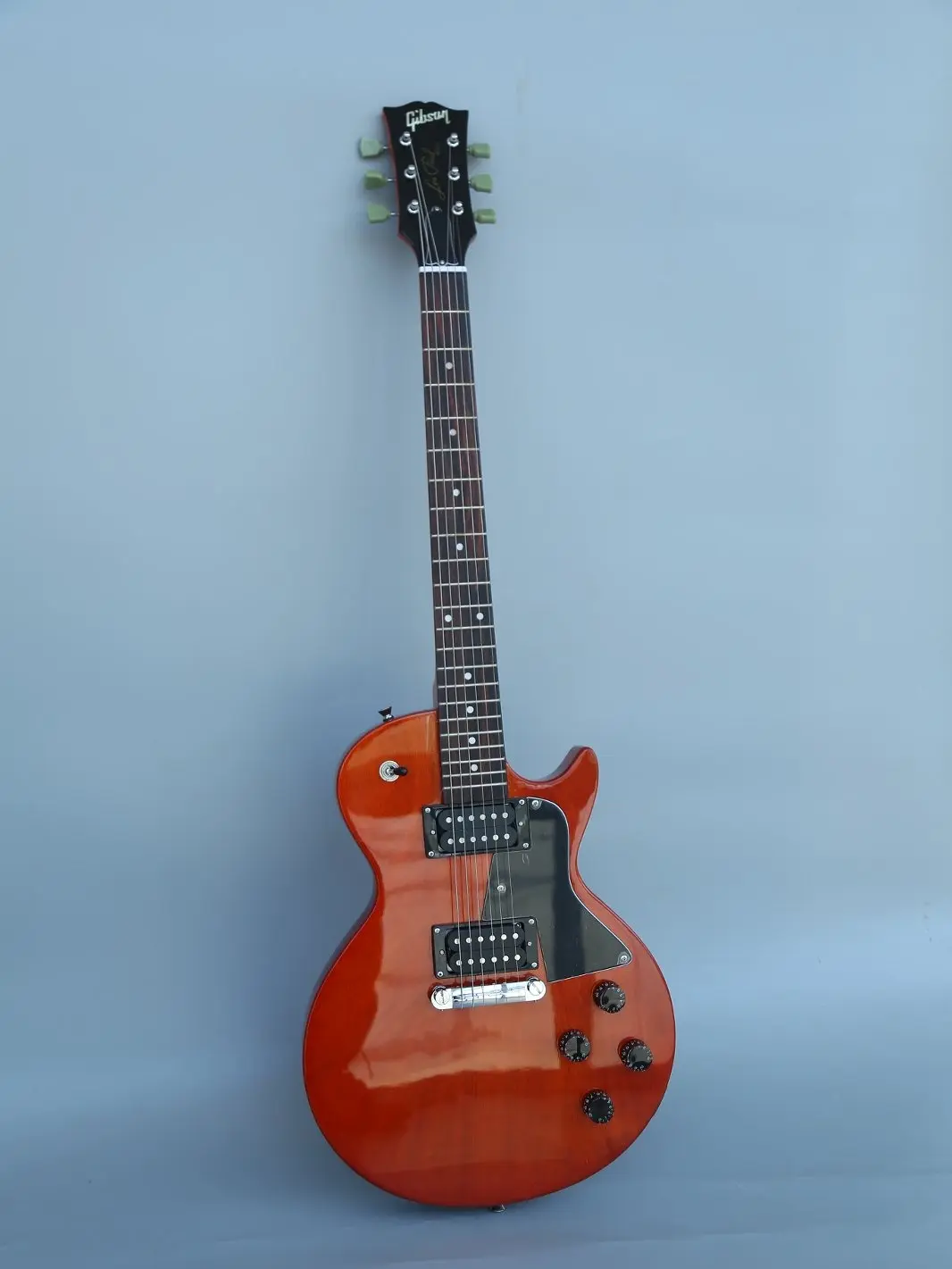 GIB LP Electric Guitar with Rosewood Fingerboard, HH Pickups, Black Hardware, Fixed Bridge, 22 Frets