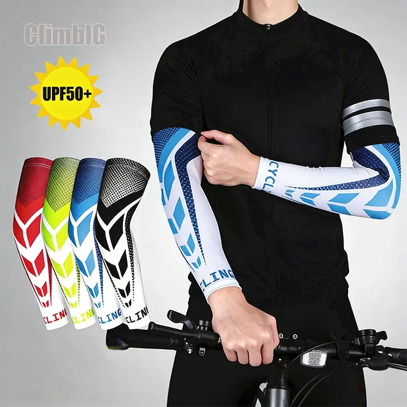1Pair /4Pairs Unisex Ice Silk Cooling Arm Sleeves | SunSafeTok CyclingTok OutdoorTok UPF 50+ UV Protection Silicone Non-Slip Breathable Stretchy Arm Covers | for Cycling Driving Fishing Motorcycling Daily Outdoor Wear
