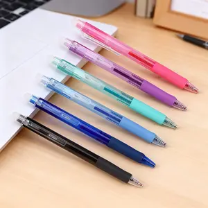 Erasable Gel Pens Set, 6/12 Packs, Retractable Design, Fine Tip Clicker Functionality, Assorted Color Options, fine point pens, Writing Pens, Perfect for School & Office Use For New Year Gift For Teachers