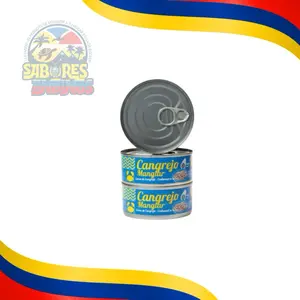 Sabores Andinos Canned Mangrove Crab Meat - Ecuadorian Premium Marine Essence Snack or Ceviche Ingredient Ready to Create Authentic Coastal Flavor