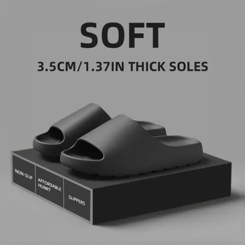 Men's Christmas Gift, Casual Outdoor Slippers, Soft Non Slip, Non-Slip Eva Slides for All Seasons, Lightweight Comfort for Home & Leisure, Lightweight Beach Slippers, Antislip Slippers, Affordable Slippers, Footwear