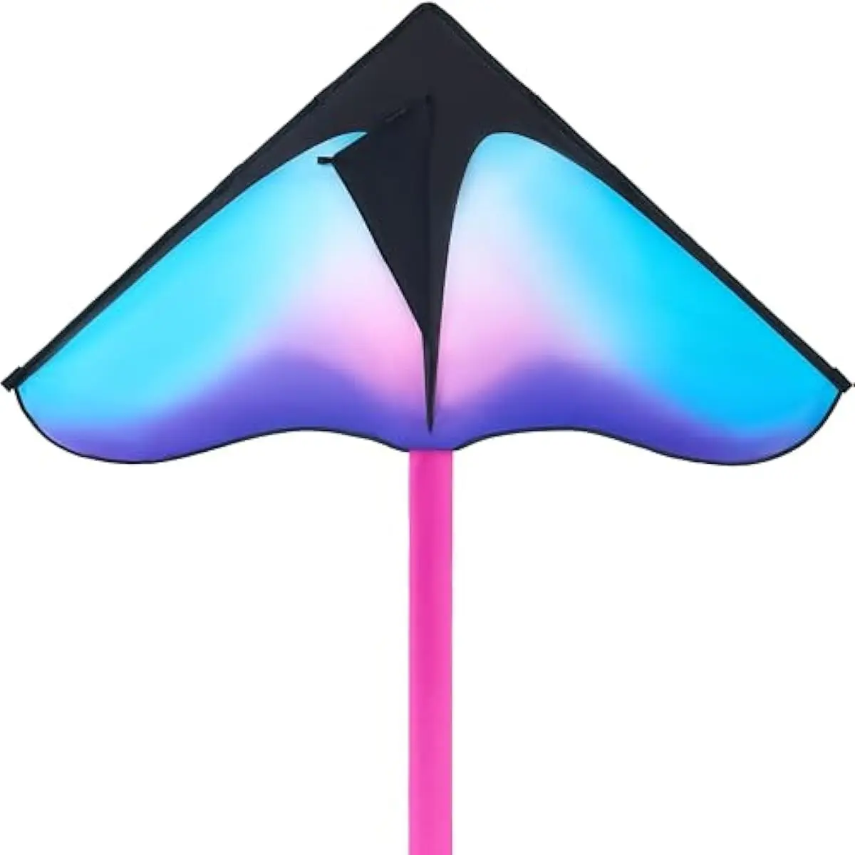 Large Delta Kite Gradient Blue & Purple, Easy to Fly Huge for Kids and Adults with 328ft String, Large Delta Beach Kite for Outdoor Games and Activities