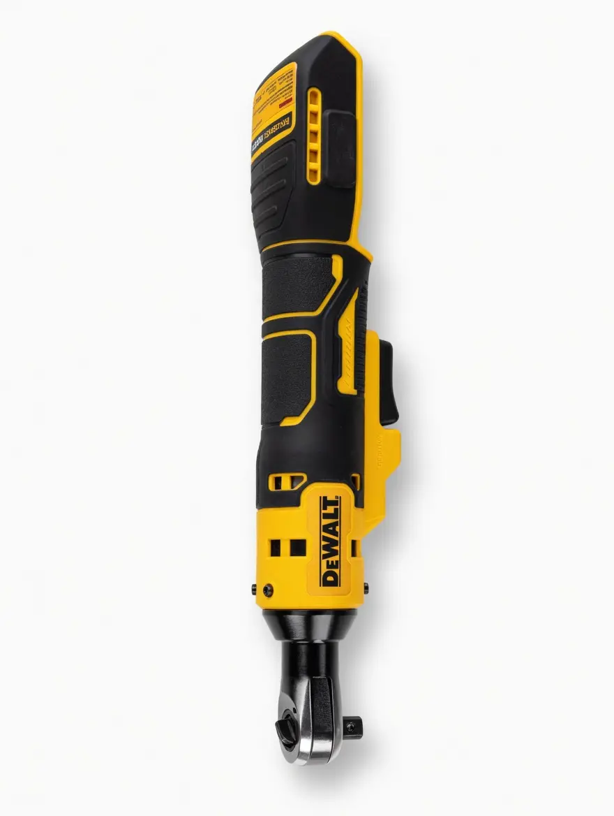 DEWALT Cordless Right Angle Ratchet Wrench (DCF512) Power Tool - Brushless High Torque Motor, Rechargeable with Battery, Variable Speed, LED Feature, Adjustable Wrench Multitools & Accessories, Tools And Gadgets, Led Lights