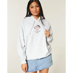 Hollister Feel Good Oversized Little Miss Grad Graphic Hoodie