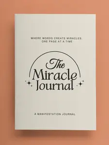 Valentine's Day Gift - The Miracle Journal: Guided Manifestation & Gratitude Journal, Travel Diary Notebook Workbook Notepad