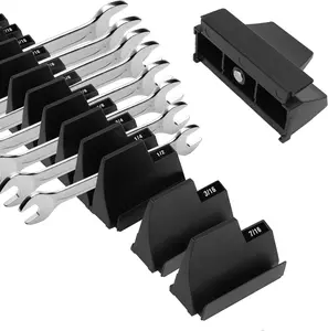 20 PCS MAGNETIC Modular Wrench Organizers for Tool Drawers - Wrench Rack with Metric&SAE Labels, Perfect Tool Storage Holder with Magnet. Gift for father, brother and boyfriend