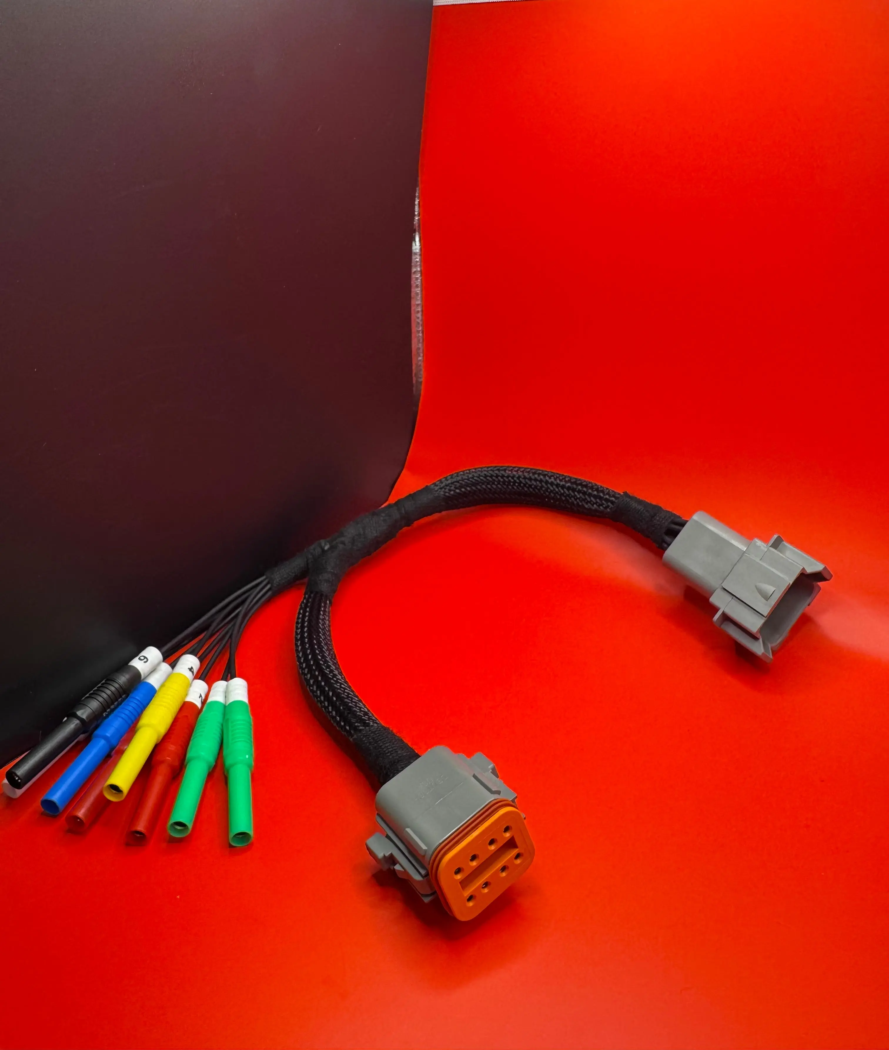 Deustch DT style connector in line breakout harness