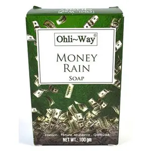 Ohli~Way Money Rain Ritual Soap 100g — Wealth &amp; Abundance Bath Ritual
