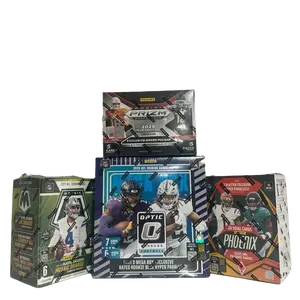 (784) 4 box  PICK YOUR TEAM football sports cards breaks!!!!!!! 4 - 2025 boxes including (1x) Optic MEGA box (1x) Phoenix blaster box. (1x) Prizm draft picks blaster box.  (1x) mosaic blaster BOX!!