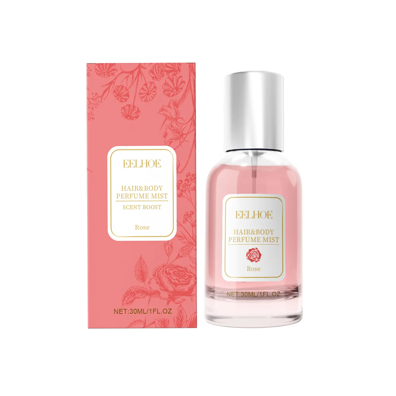 EELHOE Rose Body Hair Eau De Parfum Spray Fresh And Elegant With Fragrance And Charm Perfume Spray Unisex Sweet Pheromone Cologne