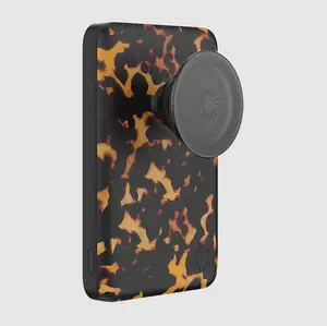 Tortoiseshell Magnetic MagSafe PowerPack Phone Holder - Popsocket-Compatible Mobile Stand, Tech Accessories Mount for Smartphones