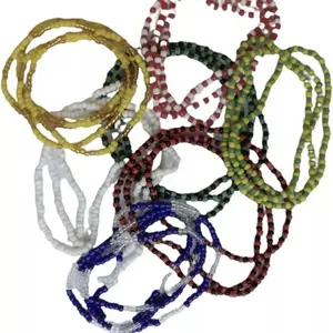 7 Collares de Santeria Obatala, Shango, Oshun, Yemaya , Orula, Elegua  y Orgun Religious Decor