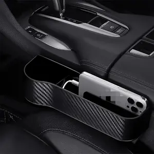 2pcs Universal Car Seat Gap Organizer - Car Console Organizer - Premium Storage Solution for Phone, Keys, Cards - Multi-Pocket Catcher with Easy Install, Keeps Interior Tidy