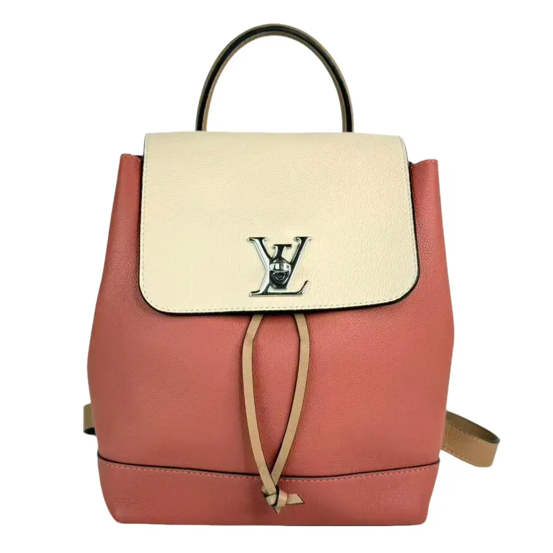 Pre-owned Louis Vuitton Leather Backpacks Lockme Backpack