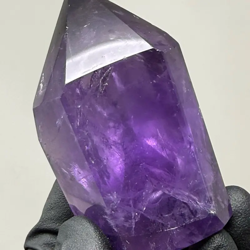 2.5” inch Amethyst Tower Specimen - Cut and Polished